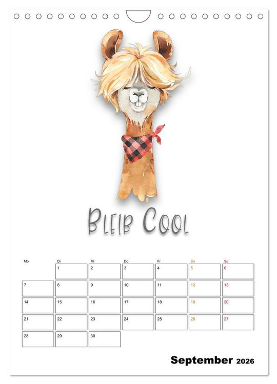 Produktbild: Bleib cool - Gute-Laune-Kalender (Wandkalender 2026 DIN A4 hoch), CALVENDO Monatskalender