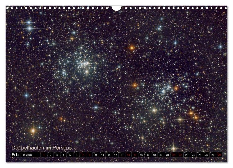 Produktbild: Deep Sky Kalender (Wandkalender 2026 DIN A3 quer), CALVENDO Monatskalender