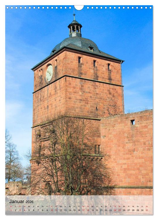 Produktbild: Altes Heidelberg (Wandkalender 2026 DIN A3 hoch), CALVENDO Monatskalender