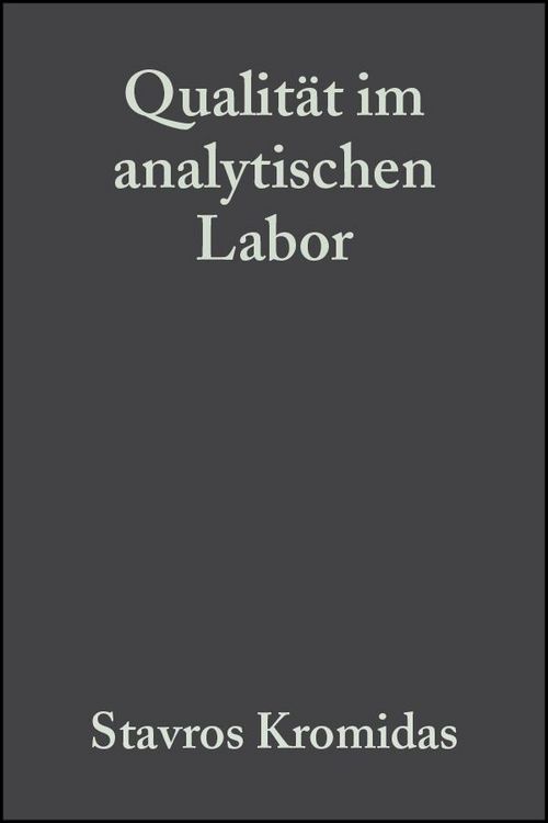 Produktbild: Qualit&auml;t im analytischen Labor