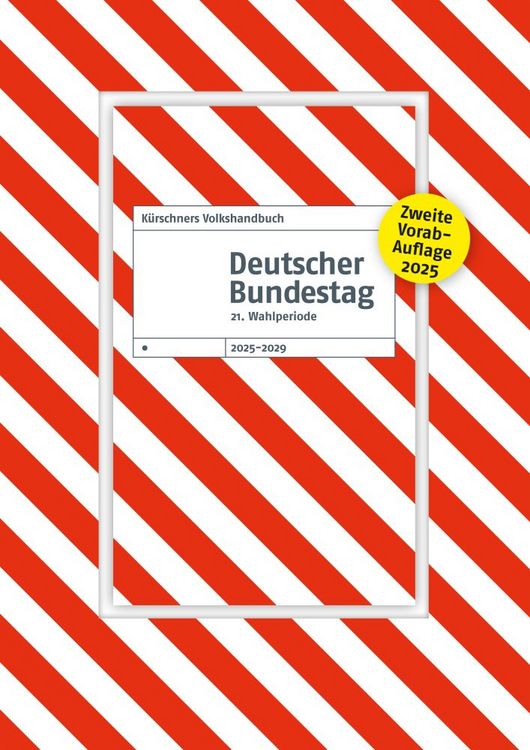 Produktbild: 2. Sonderausgabe K&uuml;rschners Volkshandbuch Deutscher Bundestag
