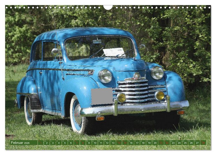 Produktbild: Opel Oldtimer mit dem Blitz (Wandkalender 2026 DIN A3 quer), CALVENDO Monatskalender