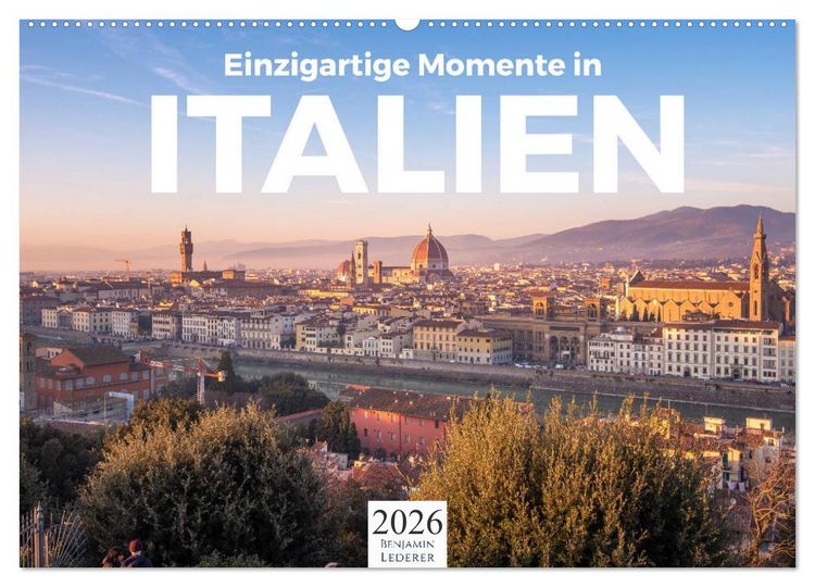 Produktbild: Einzigartige Momente in Italien. (Wandkalender 2026 DIN A2 quer), CALVENDO Monatskalender