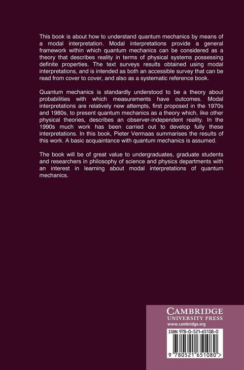 Produktbild: A Philosopher's Understanding of Quantum Mechanics