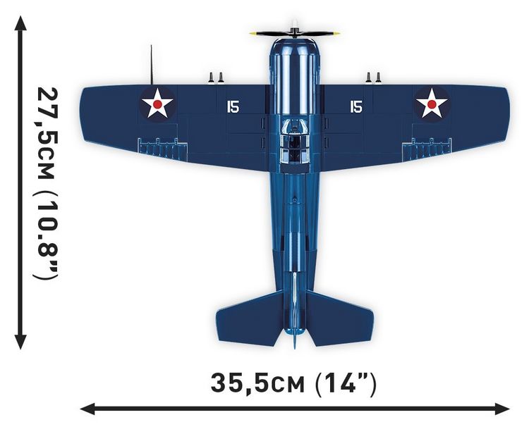 Produktbild: COBI 5731 - Historical Collection, F4F WILDCAT Norththrop Grumman WWII