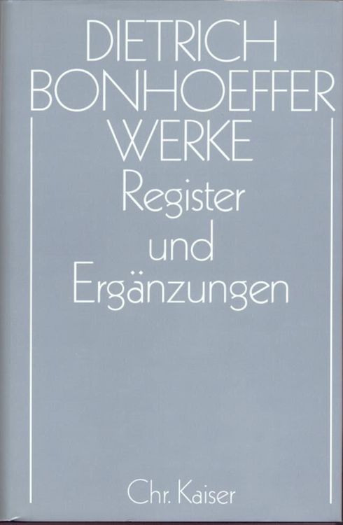 Produktbild: Register und Erg&auml;nzungen