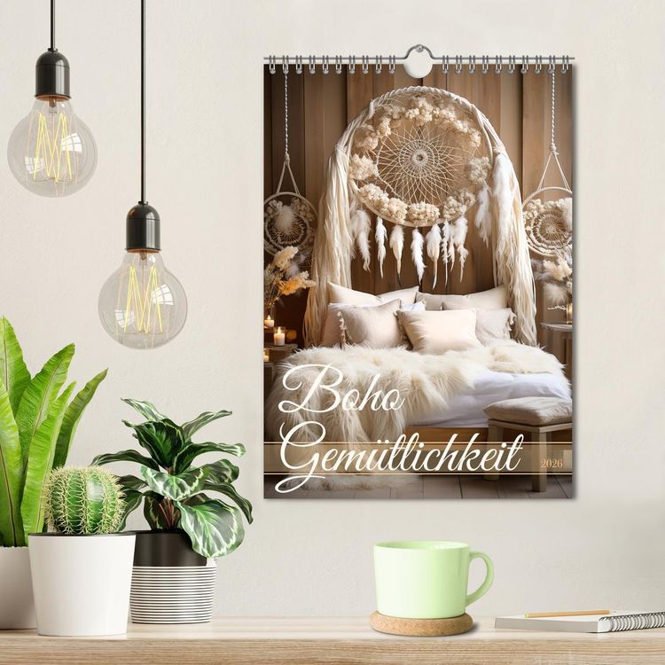 Produktbild: Boho Gem&uuml;tlichkeit (Wandkalender 2026 DIN A4 hoch), CALVENDO Monatskalender