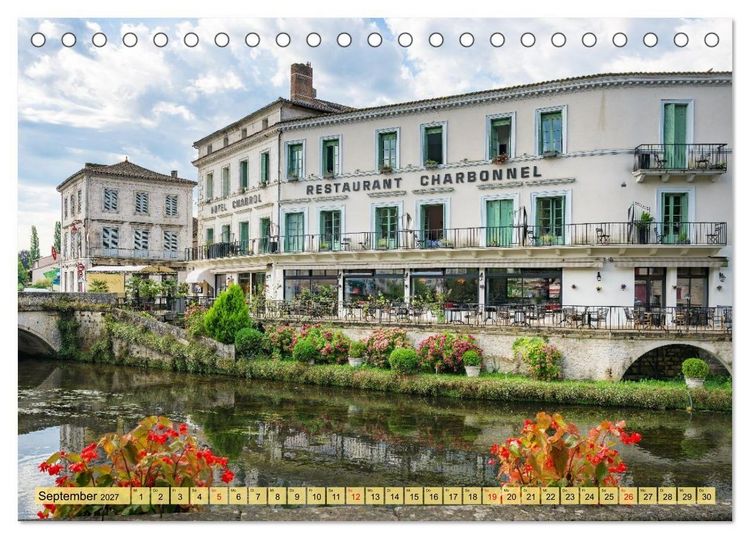 Produktbild: Gascogne, ein St&uuml;ck Paradies (Tischkalender 2027 DIN A5 quer), CALVENDO Monatskalender
