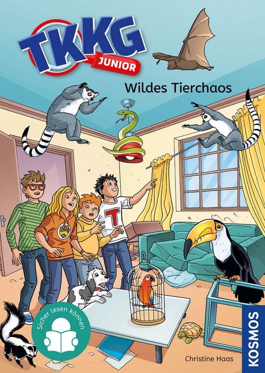 Produktbild: TKKG Junior, 4, Wildes Tierchaos