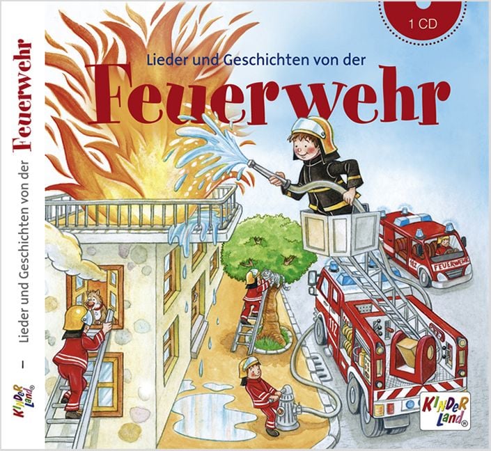 Produktbild: Lieder und Geschichten von der Feuerwehr &ndash; CD