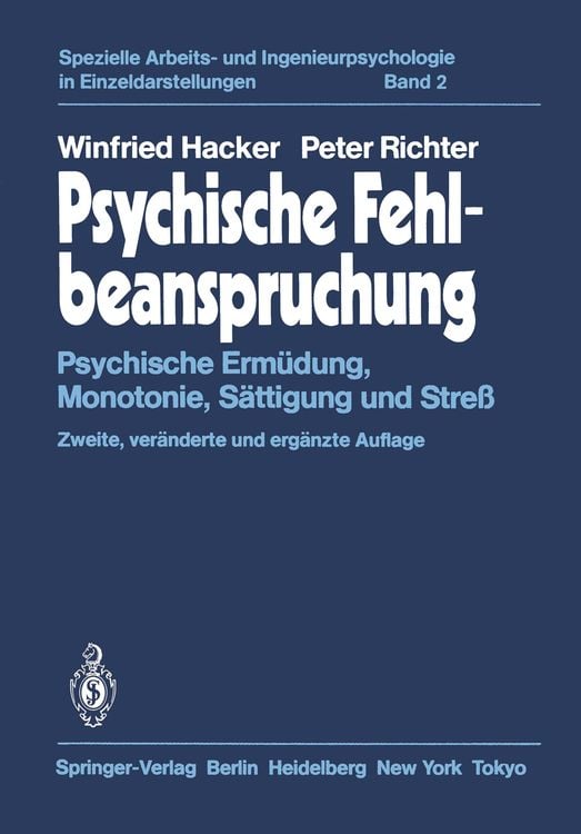 Produktbild: Psychische Fehlbeanspruchung