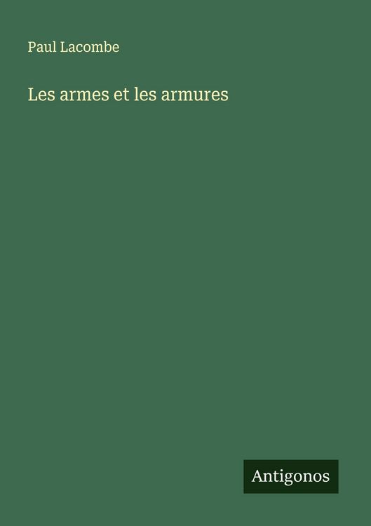 Produktbild: Les armes et les armures