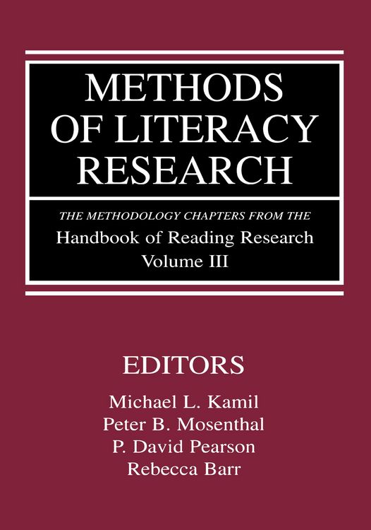 Produktbild: Methods of Literacy Research