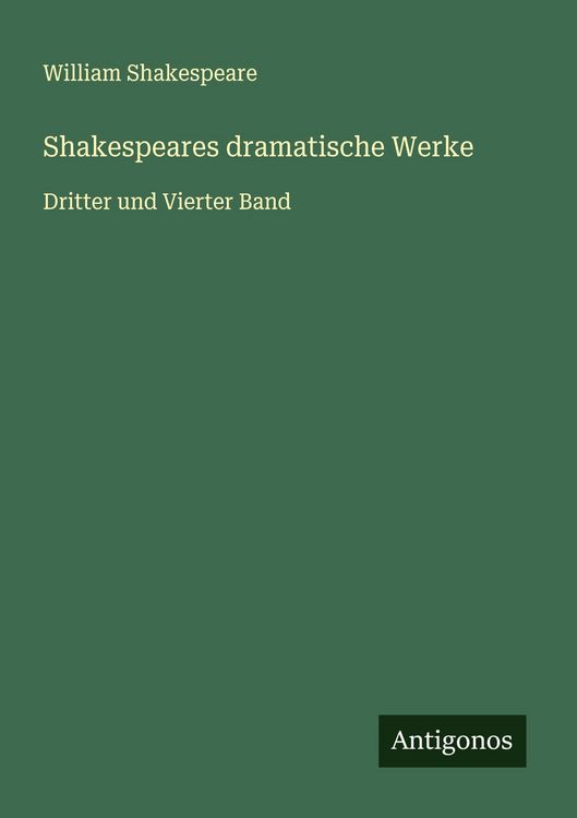 Produktbild: Shakespeares dramatische Werke