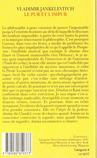 Produktbild: Le pur et l'impur