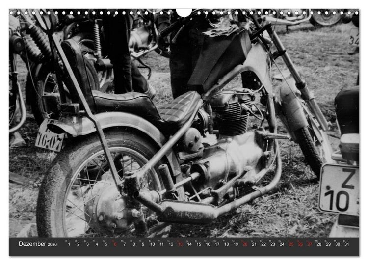 Produktbild: east Rider - Biker und Bikes aus der DDR (Wandkalender 2026 DIN A3 quer), CALVENDO Monatskalender