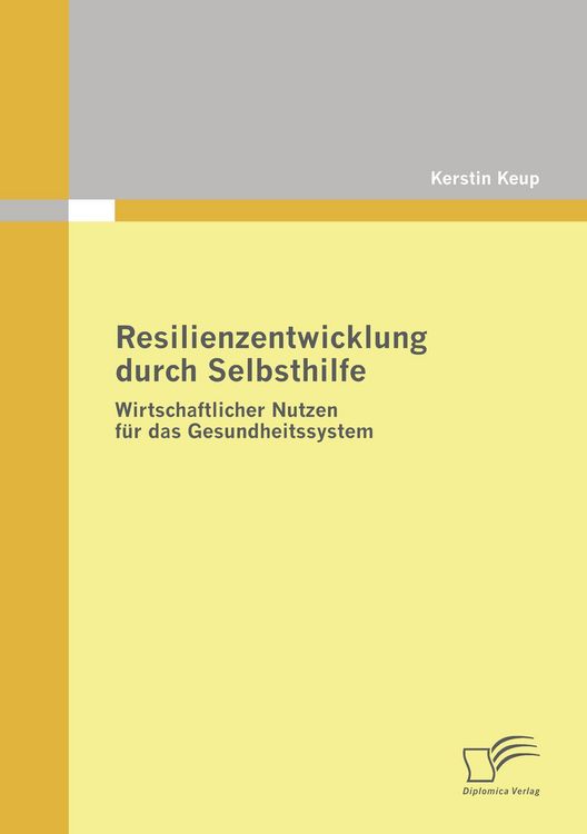 Produktbild: Resilienzentwicklung durch Selbsthilfe