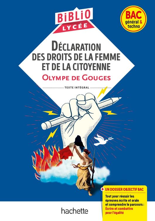 Produktbild: BiblioLyc&eacute;e - D&eacute;claration des droits de la femme et de la citoyenne, de Gouges - BAC 2025