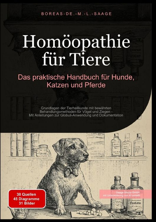 Produktbild: Hom&ouml;opathie (DE) / Hom&ouml;opathie f&uuml;r Tiere: Das praktische Handbuch f&uuml;r Hunde, Katzen und Pferde