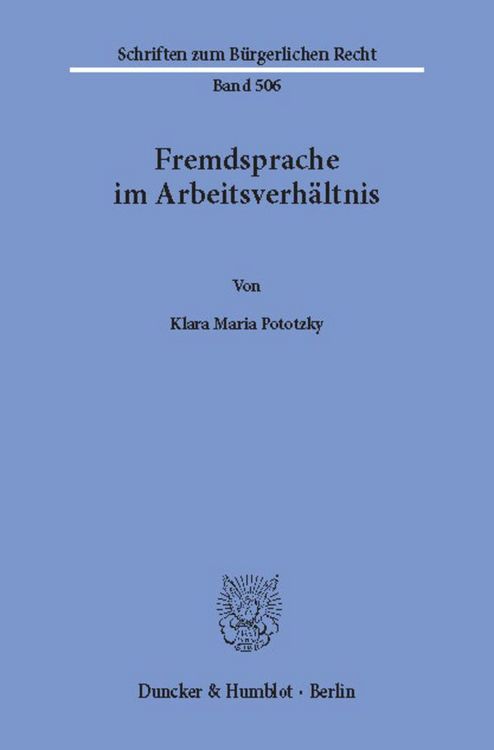 Produktbild: Fremdsprache im Arbeitsverh&auml;ltnis.