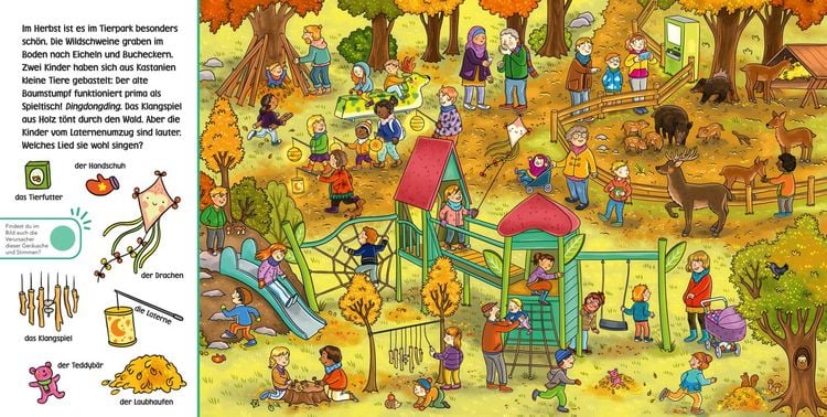 Produktbild: Hör mal (Soundbuch): Wimmelbuch: Spielplatz