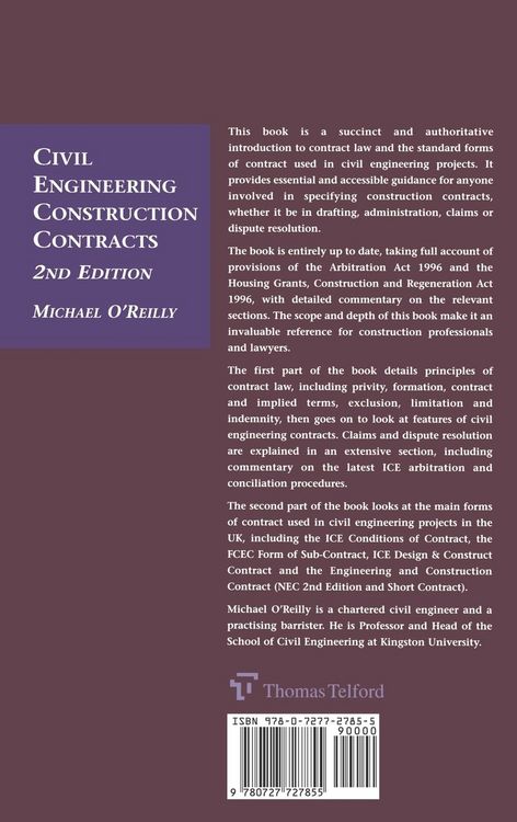 Produktbild: Civil Engineering Construction Contracts 2nd Edition