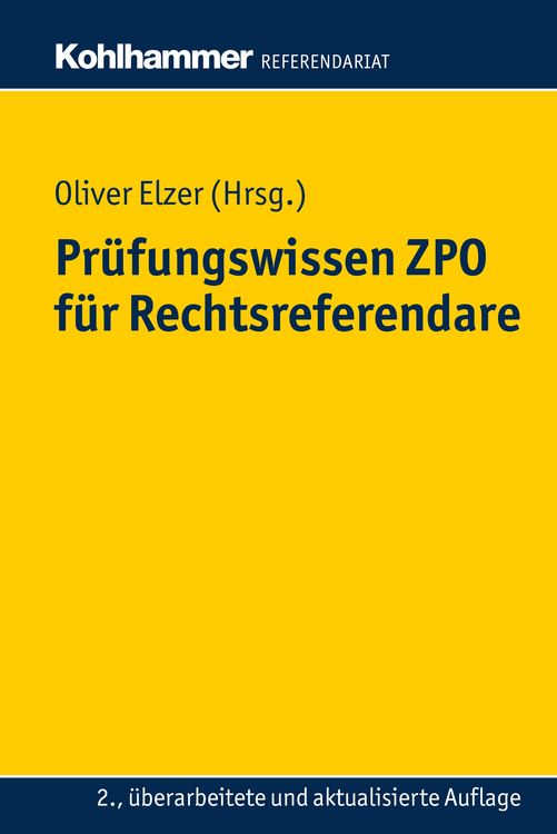 Produktbild: Pr&uuml;fungswissen ZPO f&uuml;r Rechtsreferendare