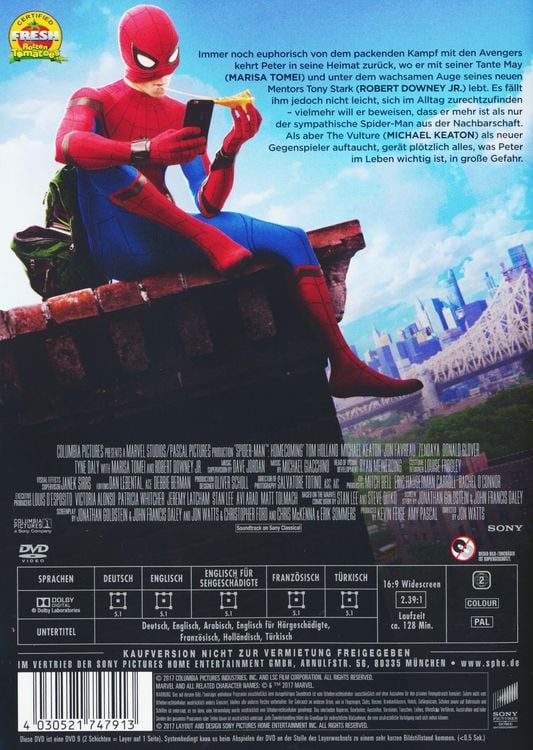 Produktbild: Spider-Man: Homecoming