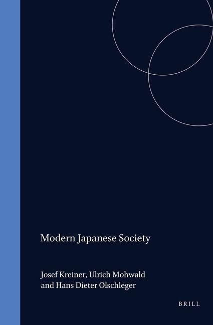 Produktbild: Handbook of Oriental Studies. Section 5 Japan, Modern Japanese Society