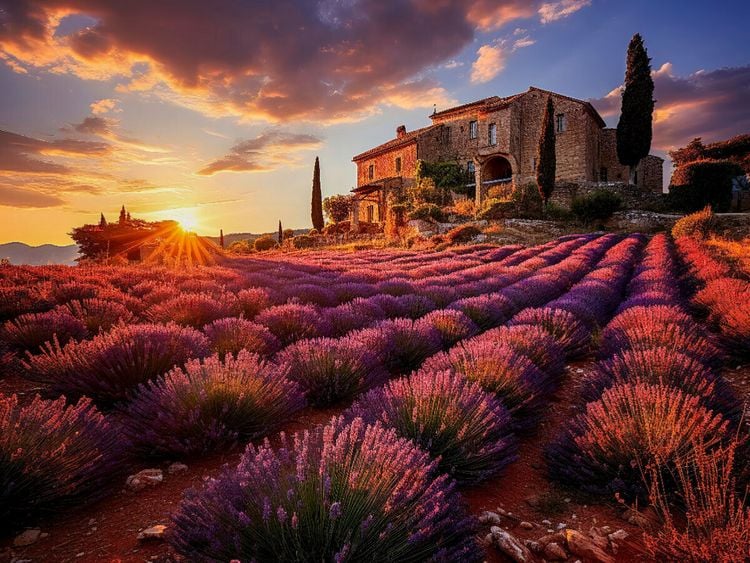 Produktbild: CALVENDO Puzzle Provence | 1000 Teile Lege-Gr&ouml;&szlig;e 64x48cm Foto-Puzzle f&uuml;r gl&uuml;ckliche Stunden