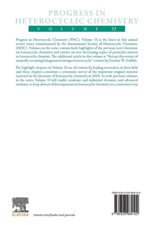 Produktbild: Progress in Heterocyclic Chemistry