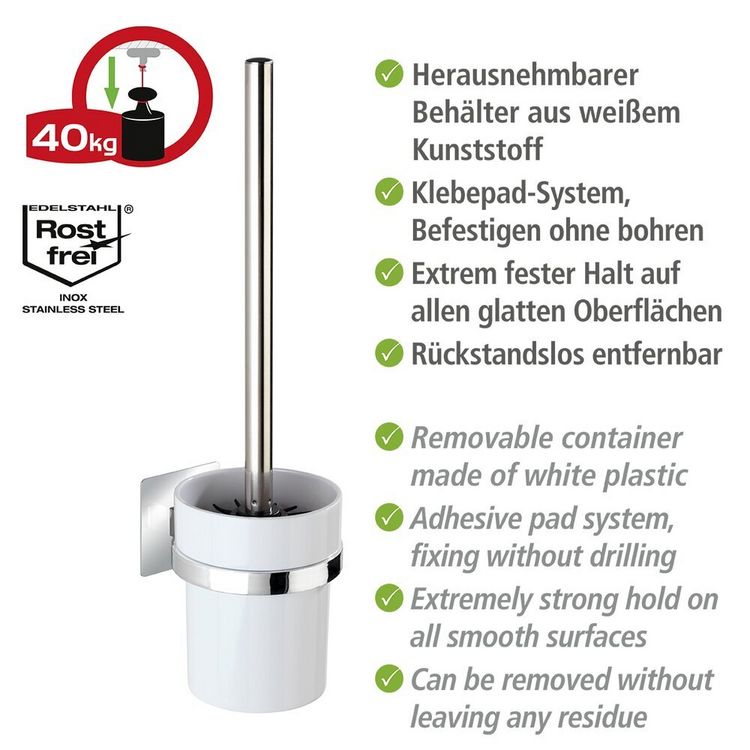 Produktbild: Turbo-Loc&reg; WC-Garnitur Quadro, Befestigen ohne bohren