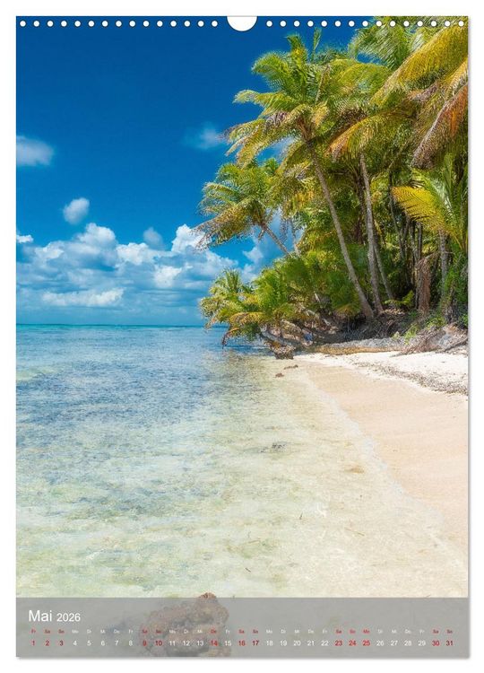 Produktbild: Karibischer Traum Isla Saona (Wandkalender 2026 DIN A3 hoch), CALVENDO Monatskalender