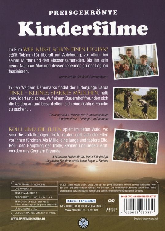 Produktbild: Preisgekr&ouml;nte Kinderfilme [3 DVDs]