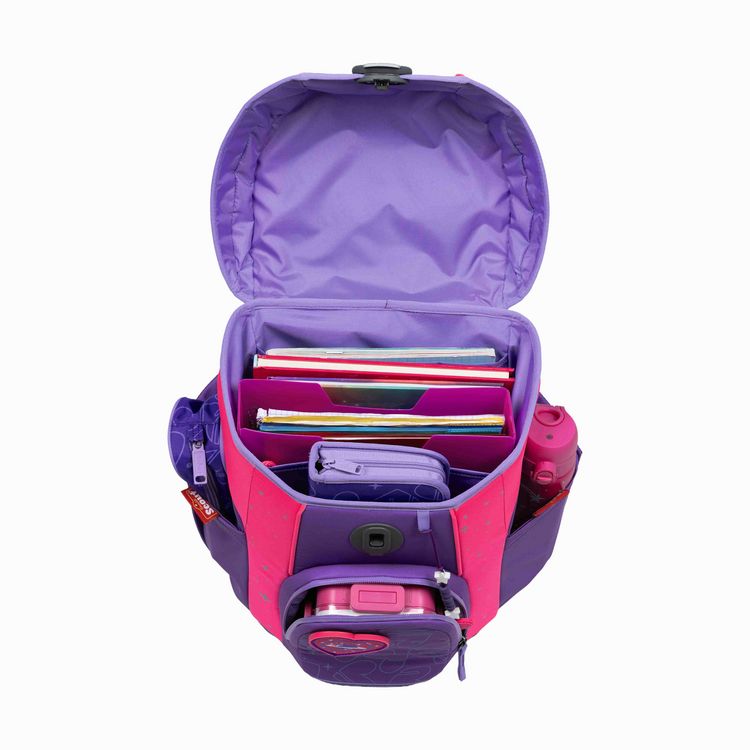 Produktbild: Scout Schulranzen Set Micro Superflash Extreme, Schulranzen Set, 4tlg, Heartbeat