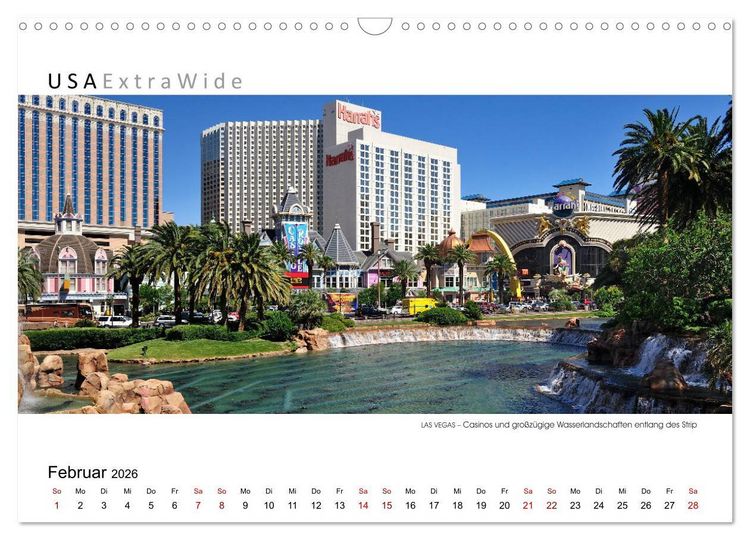 Produktbild: Impressionen aus LAS VEGAS (Wandkalender 2026 DIN A3 quer), CALVENDO Monatskalender