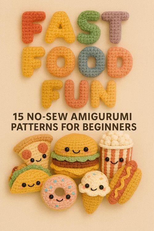 Produktbild: Fast Food Fun: 15 No-Sew Amigurumi Patterns for Beginners