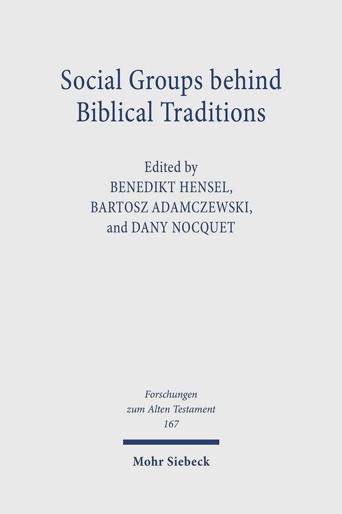 Produktbild: Social Groups behind Biblical Traditions