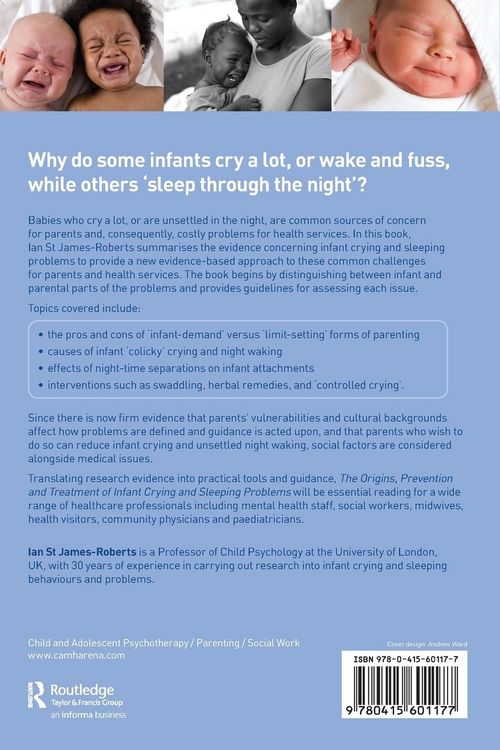 Produktbild: The Origins, Prevention and Treatment of Infant Crying and Sleeping Problems