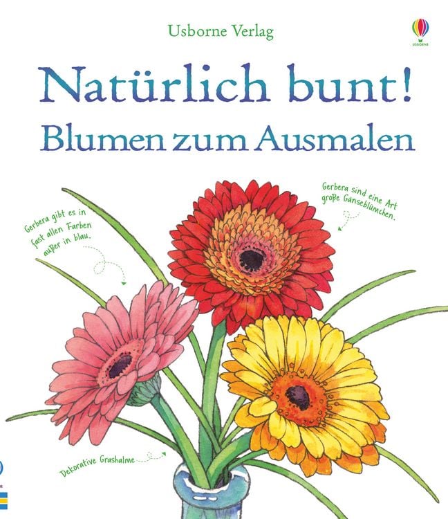 Produktbild: Nat&uuml;rlich bunt! Blumen zum Ausmalen