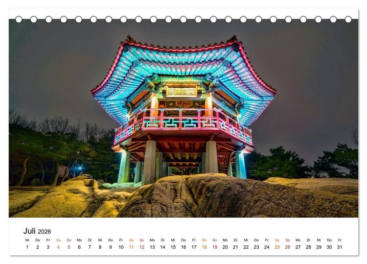 Produktbild: Stadt.Land.Welt. - eine Reise in Bildern (Tischkalender 2026 DIN A5 quer), CALVENDO Monatskalender