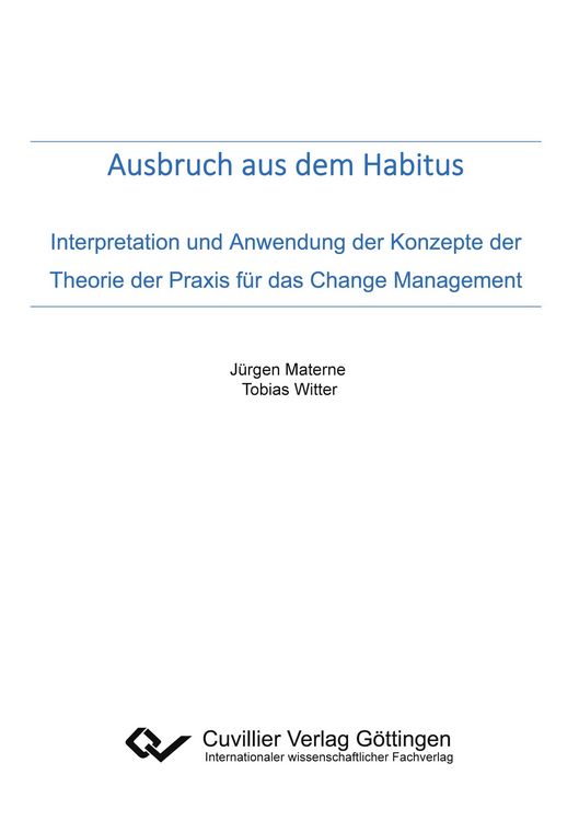 Produktbild: Ausbruch aus dem Habitus