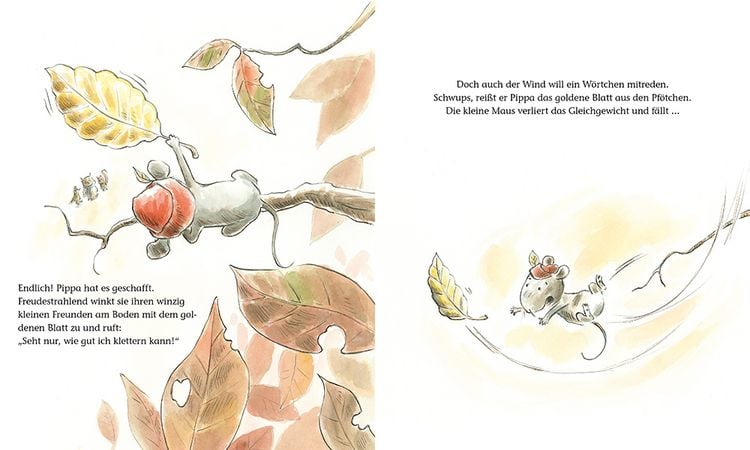 Produktbild: Die kleine Maus und das goldene Blatt