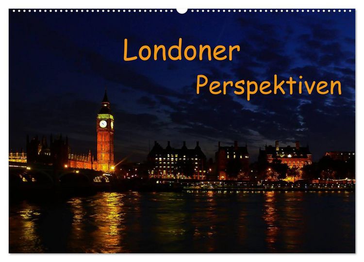 Produktbild: Londoner Perspektiven (Wandkalender 2026 DIN A2 quer), CALVENDO Monatskalender