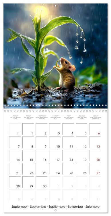 Produktbild: WILDLIFE IN THE ENCHANTED FOREST (Wall Calendar 2026 12 &times; 12 Inch) CALVENDO 12 Month Wall Calendar