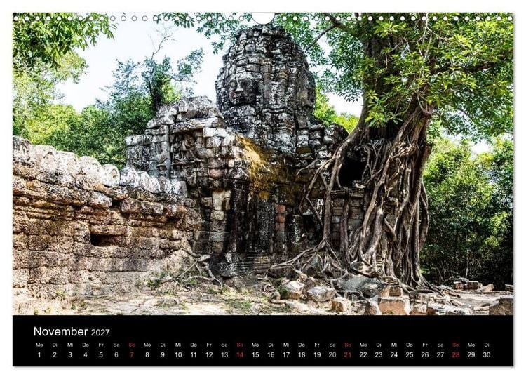 Produktbild: Tempel rund um Angkor Wat (Wandkalender 2027 DIN A3 quer), CALVENDO Monatskalender