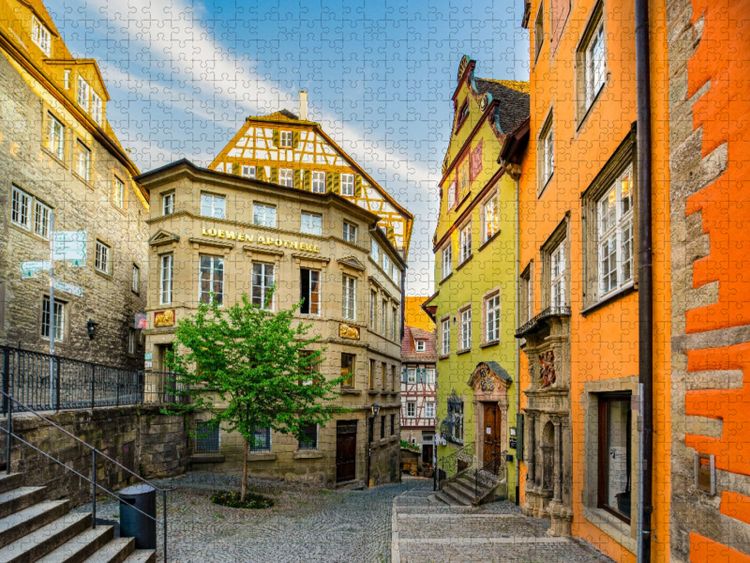 Produktbild: CALVENDO Puzzle Haalstra&szlig;e Ecke obere Herrngasse | 1000 Teile Lege-Gr&ouml;&szlig;e 64x48cm Foto-Puzzle f&uuml;r gl&uuml;ckliche Stunden
