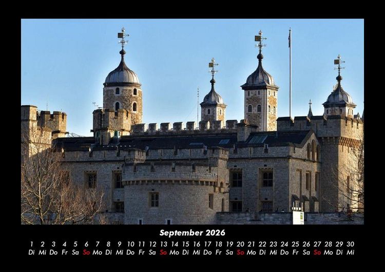 Produktbild: London 2026 Fotokalender DIN A3