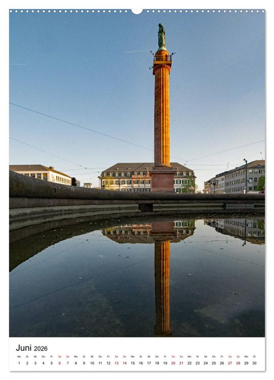 Produktbild: Darmstadt erleben! (Wandkalender 2026 DIN A2 hoch), CALVENDO Monatskalender