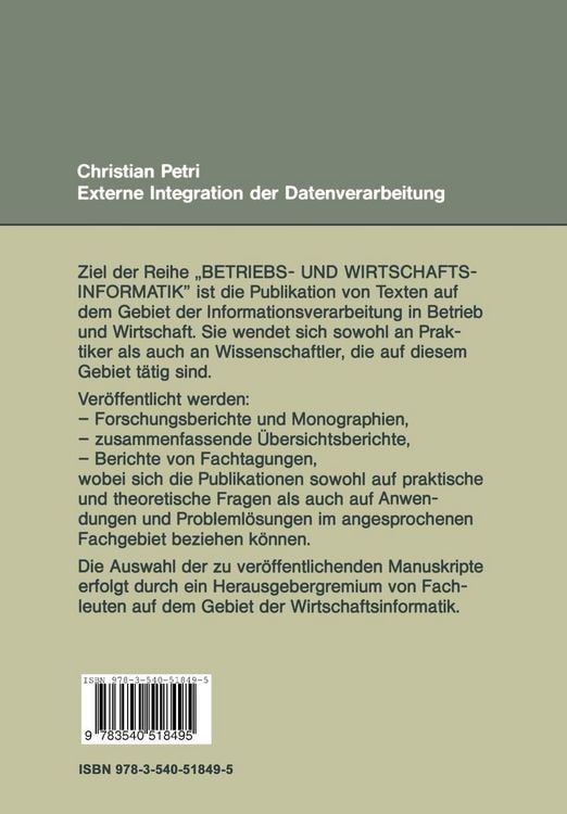 Produktbild: Externe Integration der Datenverarbeitung